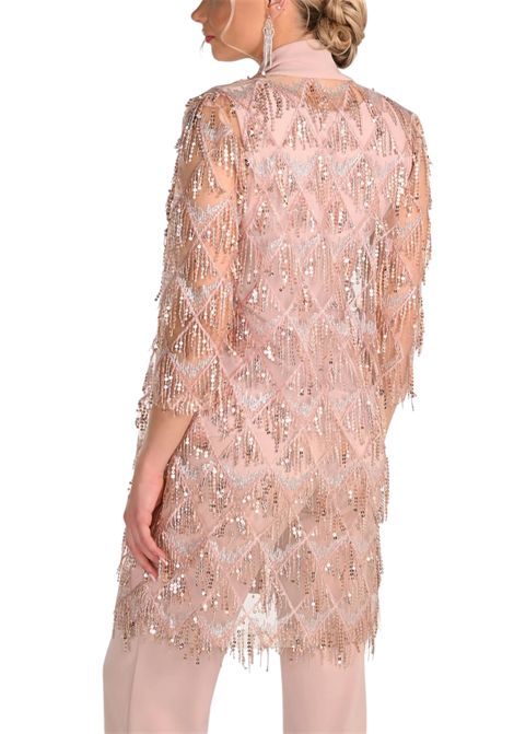 coordinated duster coat and trousers FRANK LYMAN | dress | 268120 268111 268113421